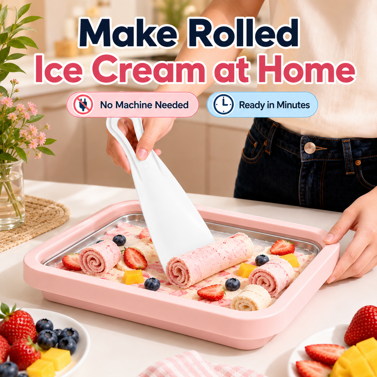 Creami Co Rolled Ice Cream Kit